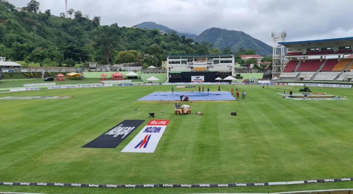 বৃষ্টির বাধায় ম্যাচ এখন ১৪ ওভারের